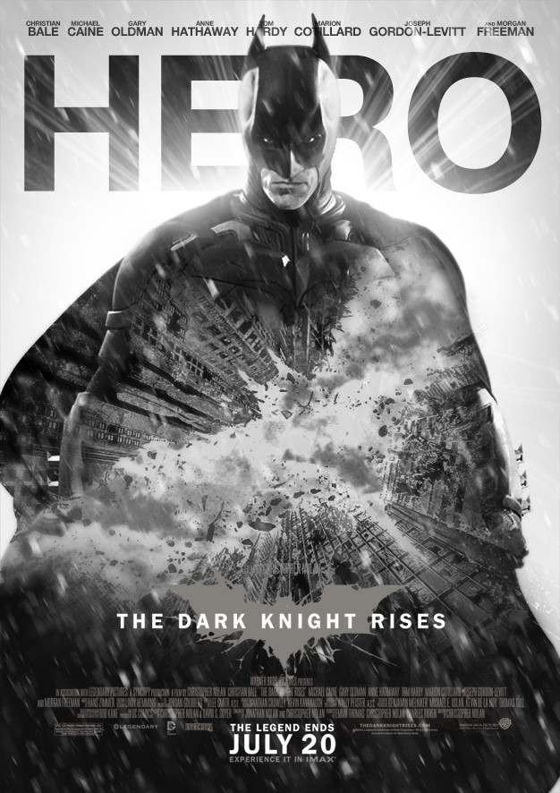 The Dark Knight Rises - Batman Poster | Enormous Elephant